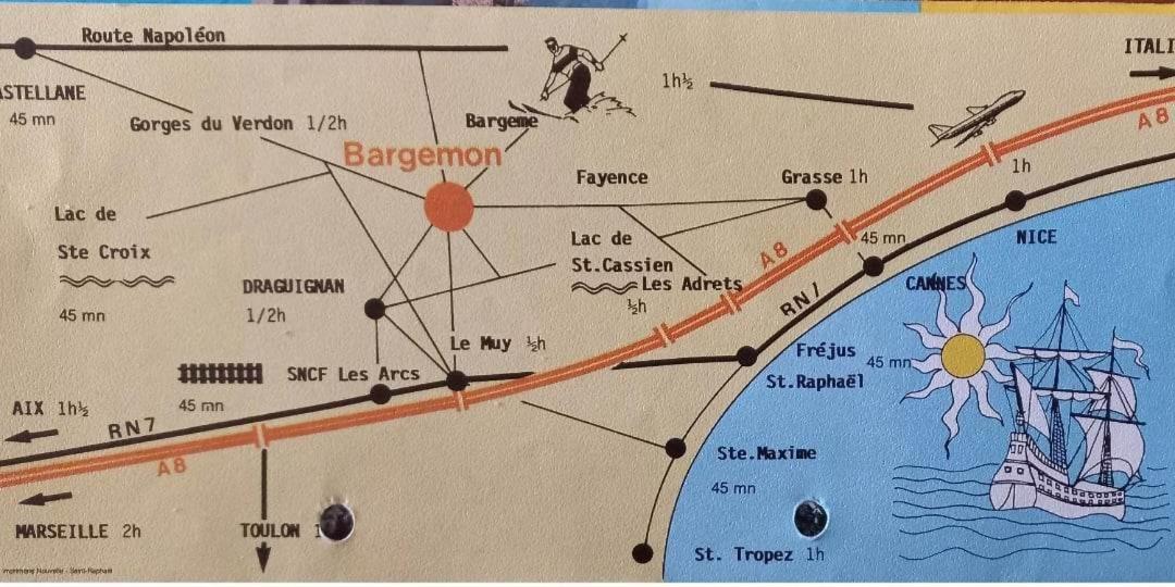 Entre Mer & Verdon Διαμέρισμα Bargemon Εξωτερικό φωτογραφία